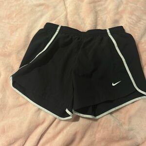 Black nike running shorts